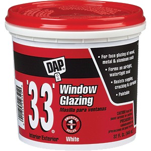 DAP '33' Window Glazing 1 Qt