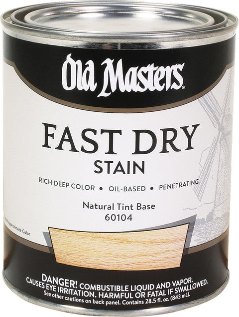 OLD MASTERS Stain Natural/Tint Base 1QT