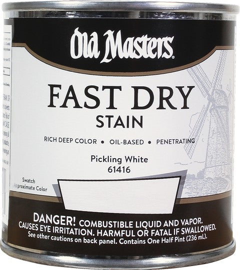 OLD MASTERS Stain Pickling White 1/2PT