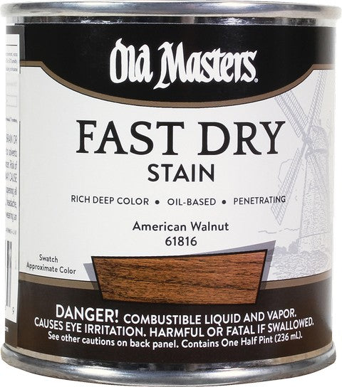 OLD MASTERS Stain American Walnut 1/2PT