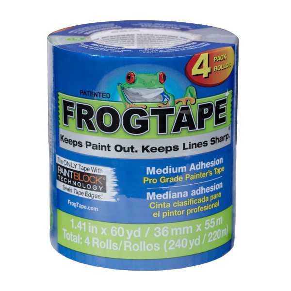 FROGTAPE 1.5" Blue Tape 4pk