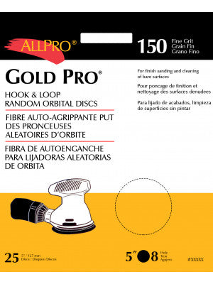 ALLPRO 150Grit H&L Sanding Discs 10pk