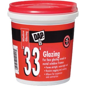 DAP '33' Window Glazing 1/2pt