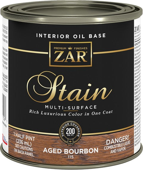 ZAR Stain Aged Bourbon 1/2PT