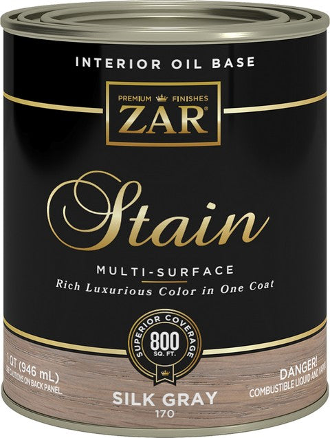 ZAR Stain Silk Gray 1QT