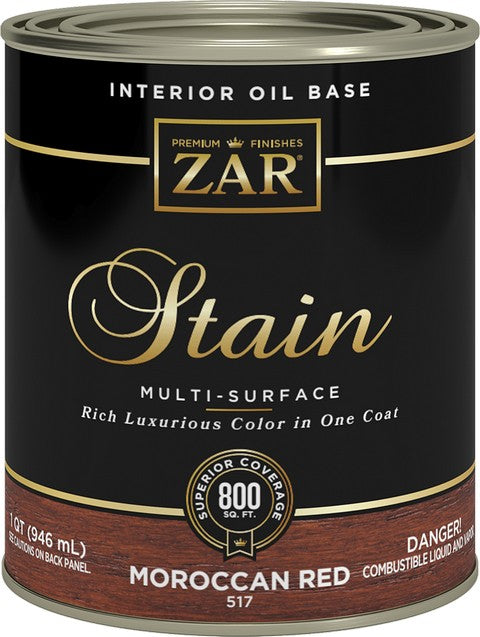 ZAR Stain Moroccan Red 1QT