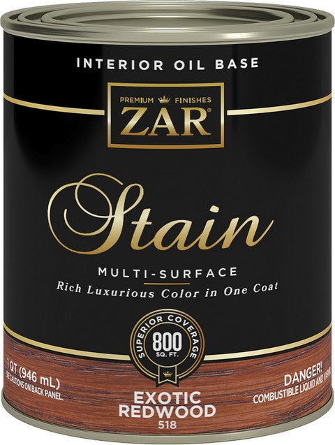 ZAR Stain Exotic Redwood 1QT