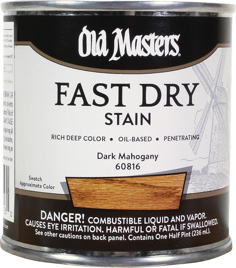 OLD MASTERS Stain Dark Mahogany 1/2PT