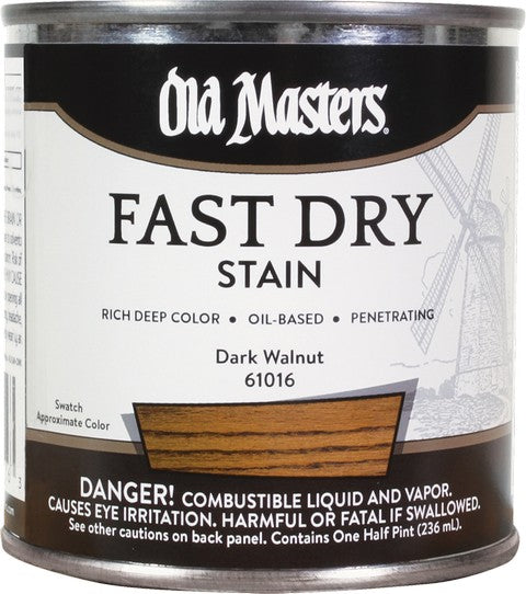 OLD MASTERS Stain Dark Walnut 1/2PT