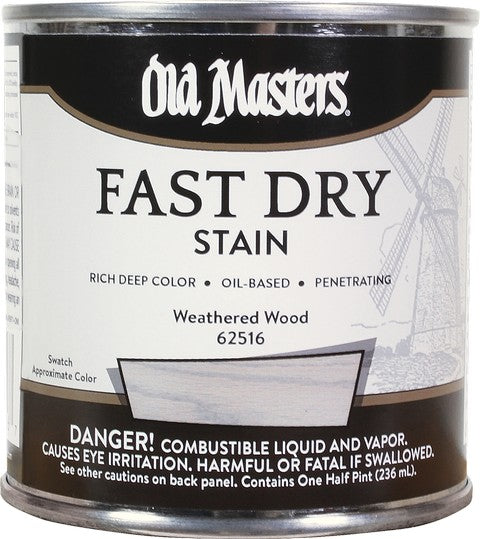 OLD MASTERS Stain Weathered Wood 1/2PT