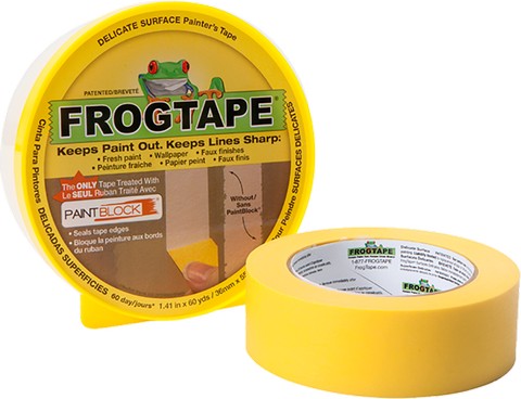 SHURTAPE Yellow Frog Tape 1"