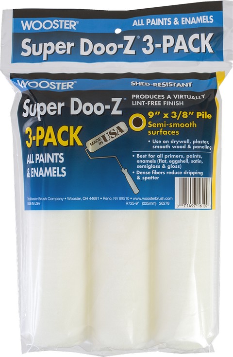 Wooster RR725 Super Doo-Z 9" 3/8 Nap 3pk