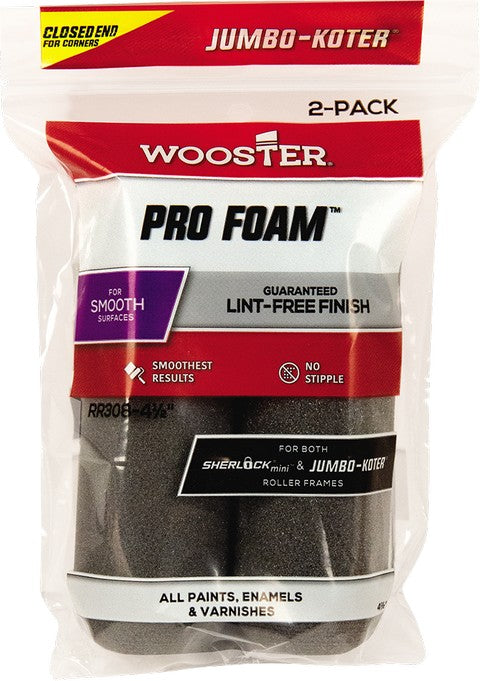 Wooster RR308 Pro Foam Jumbo-Koter Mini 4.5"