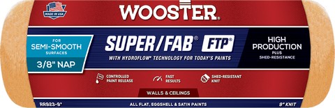 Wooster RR923 Super/Fab FTP 9" 3/8 Nap
